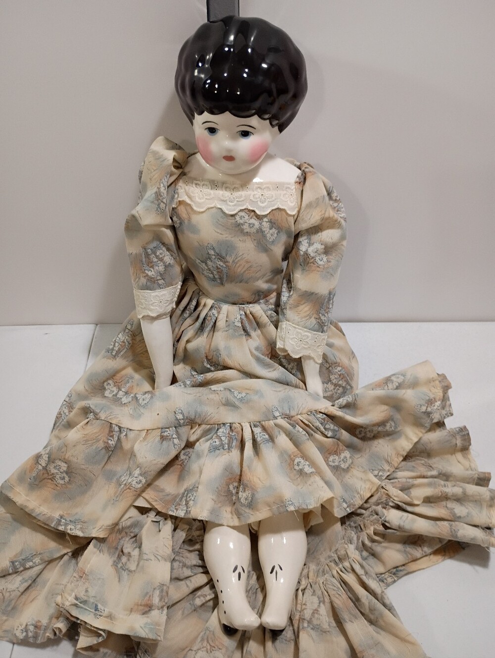 Extra Large - Antique China Head German Doll - Pristine Excellent Condition -